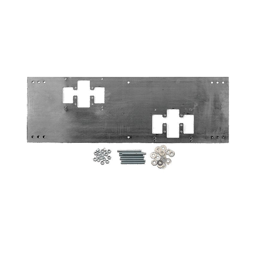 6700.4 - Hi-Lo Heavy Duty Steel In-Wall Drinking Fountain Mounting Plate