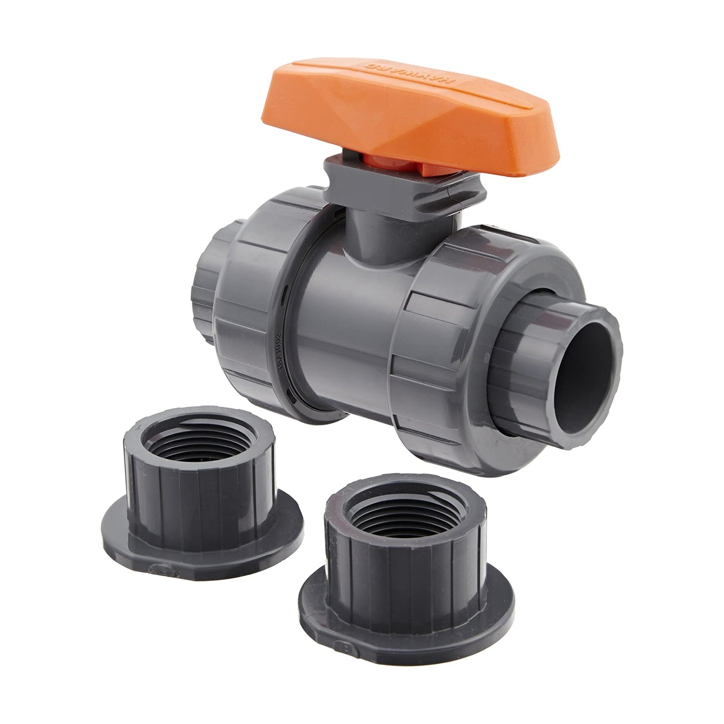 1" PVC TBH Series Ball Valve Socket or Threaded Ends - FPM Seals