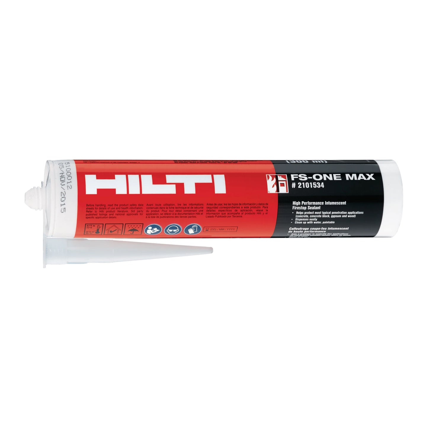 Hilti fs one max firestop caulk packaging