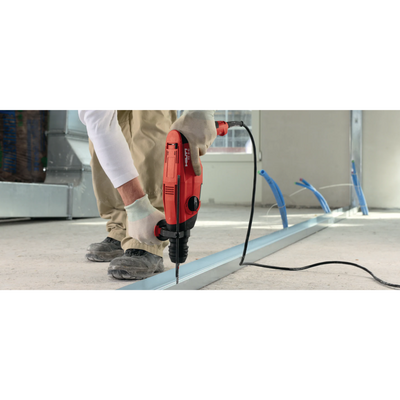 hilti TE-C 1/2"x6" masonry drill bit drilling hole in concrete floor