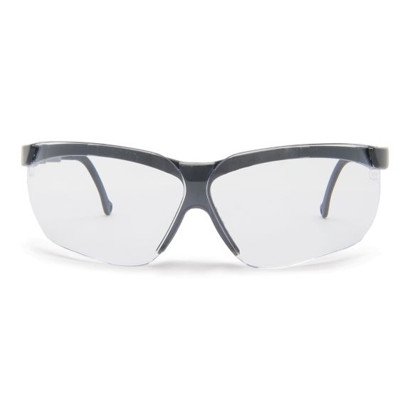 S3200 - Uvex Genesis Safety Glasses - Black / Clear