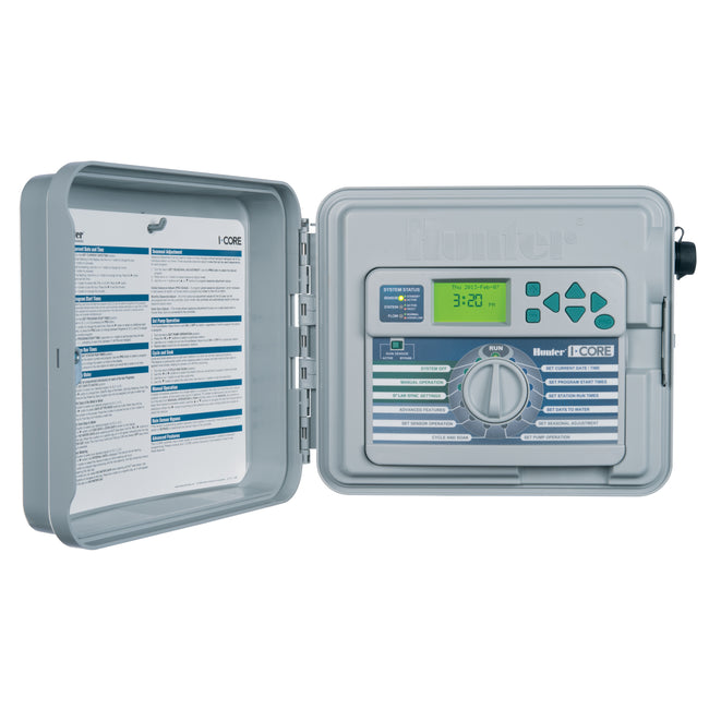 IC-600-PL - I-Core Commercial Irrigation Controller with Plastic Cabinet - 6 Station / Expandable to