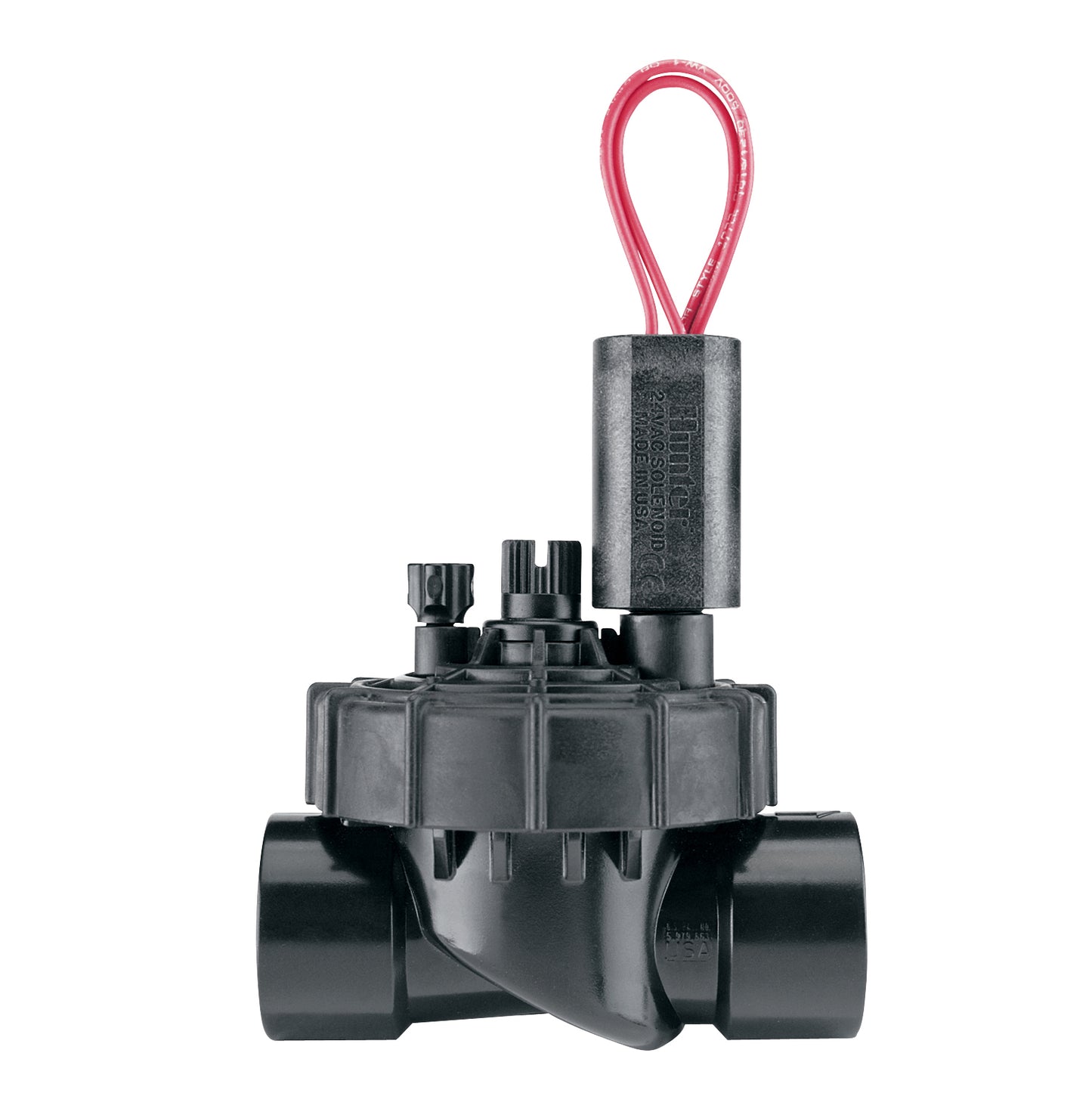 PGV-101JT-GS - 1" Plastic Globe Valve, Jar-top Bonnet with Flow Control, Slip Connection
