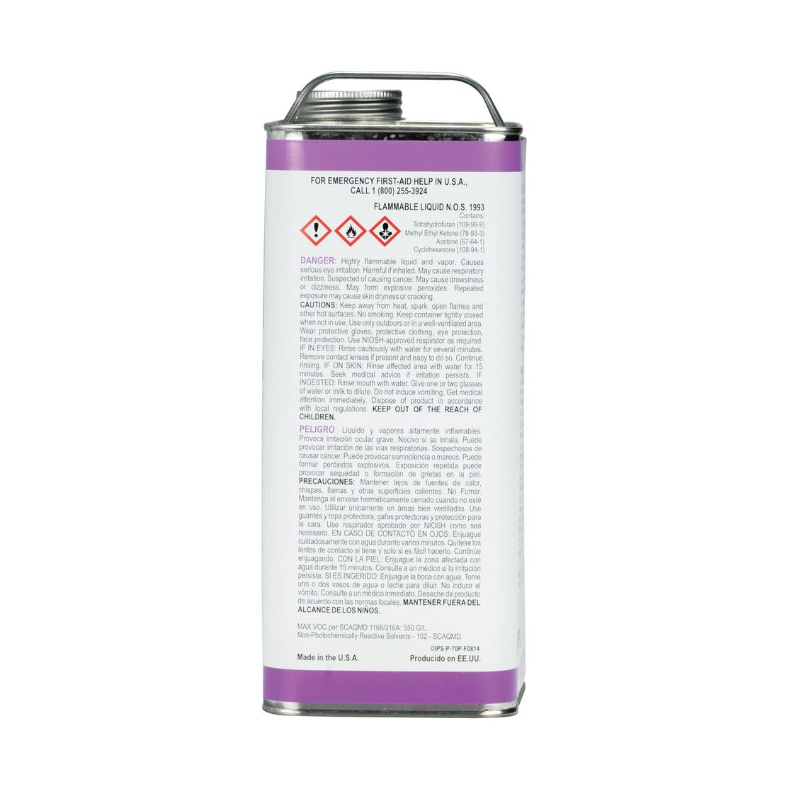Weld-On 10221 - P-70 PVC & CPVC Purple Primer - 1 Gallon
