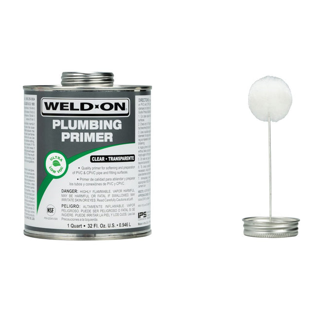 Weld-On 14030 - PVC & CPVC Clear Plumbing Primer  - 1 Quart