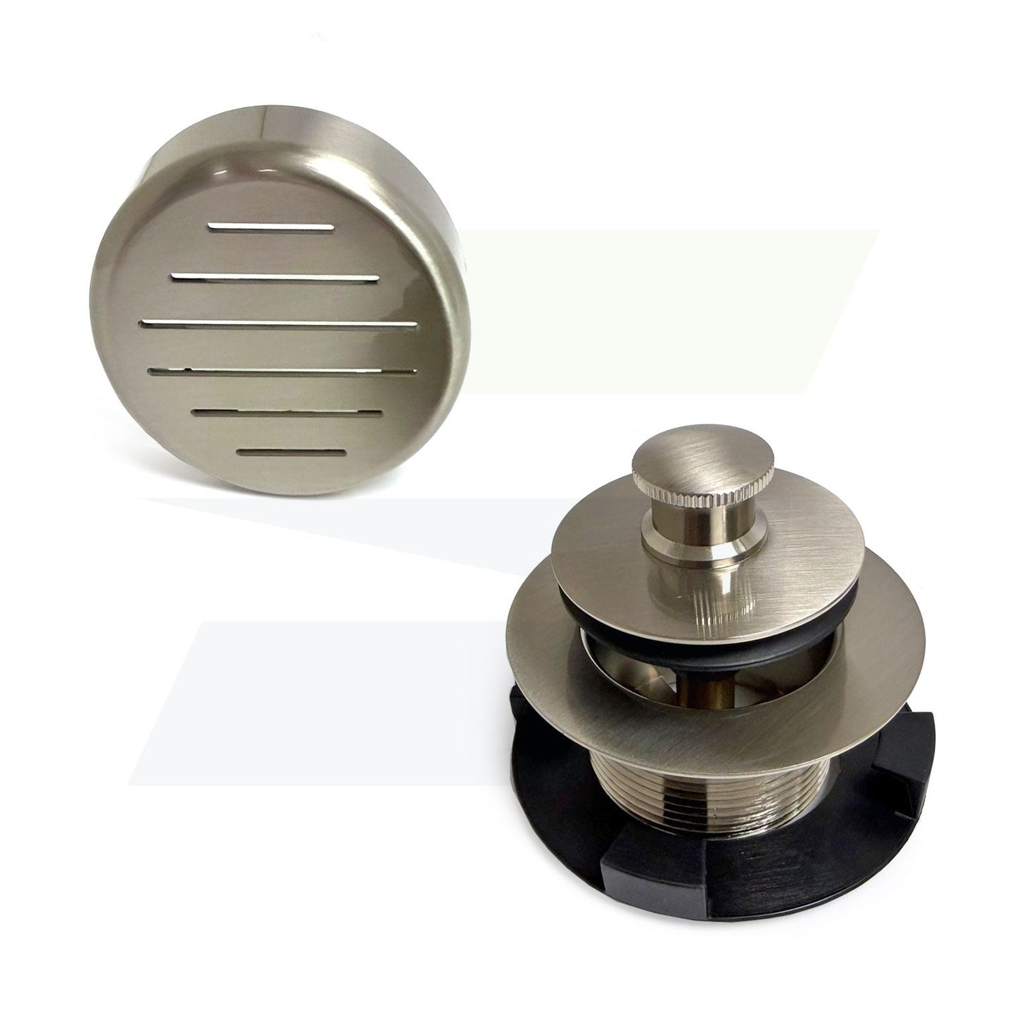 ABA2378SNHF - AB&A Classic Finish Kit - Push eN Lift Stopper - Satin Nickel
