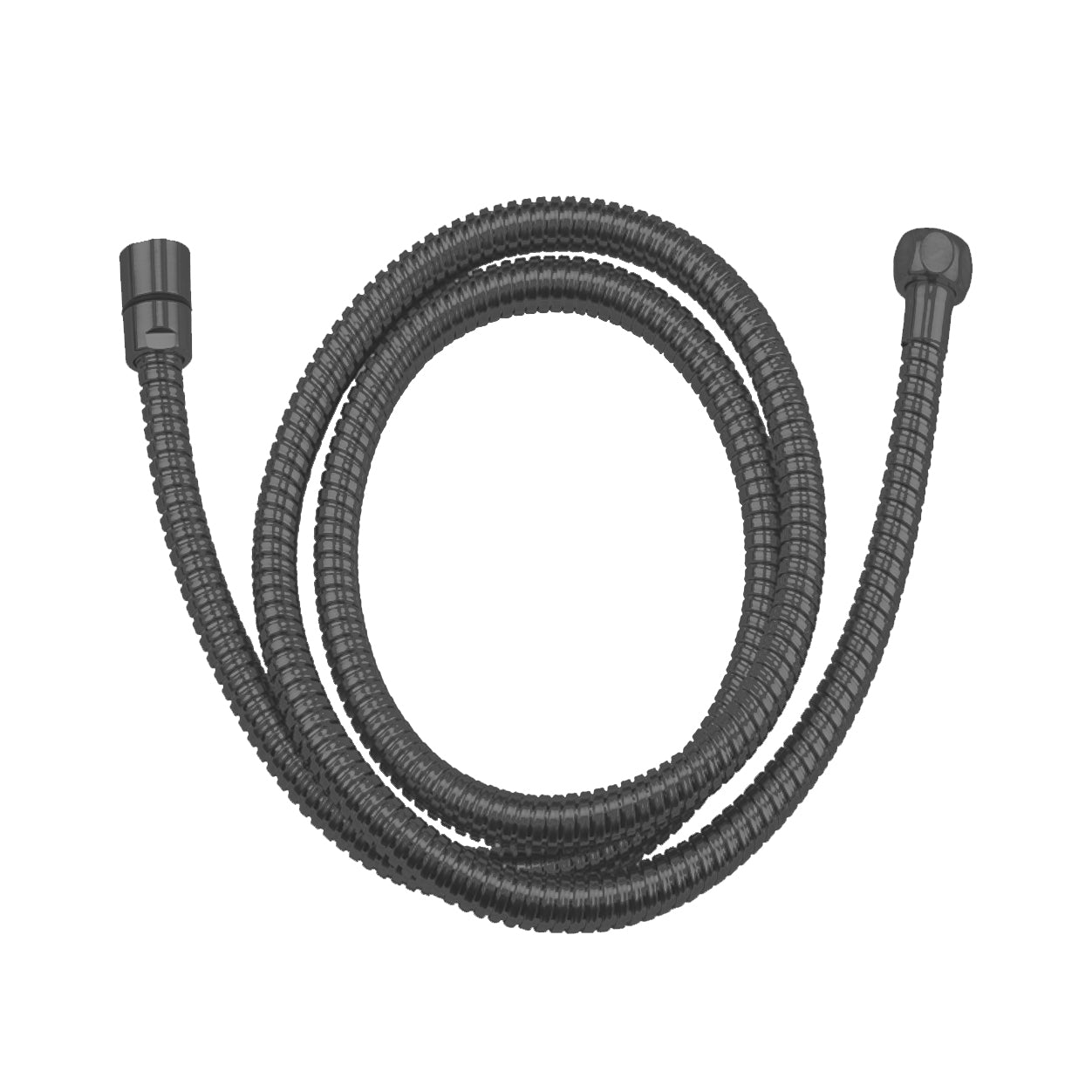 3060-DS-GPH - 60" Double Spiral Brass Hand Shower Hose - Graphite