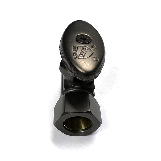 581-ORB - Faucet Straight Stop - 5/8" Comp x 3/8" OD Supply Valve - Oil Rubbed Bronze