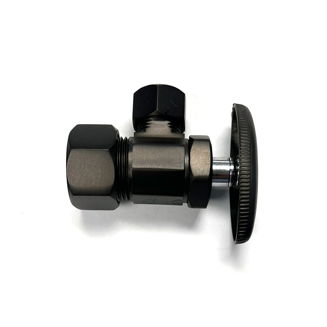 5812-ORB - Faucet Angle Stop - 5/8" Comp x 3/8" OD Supply Valve - Oil Rubbed Bronze