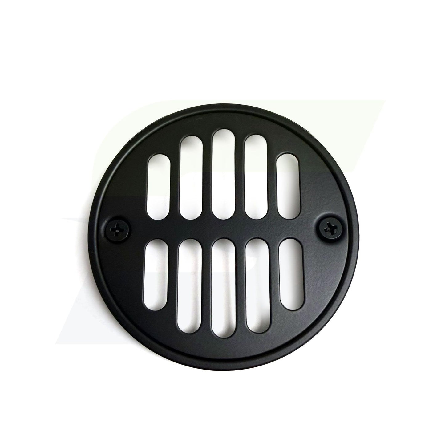 6230-MBK - Round Shower Drain Plate - 3-3/8" Diameter - Matte Black
