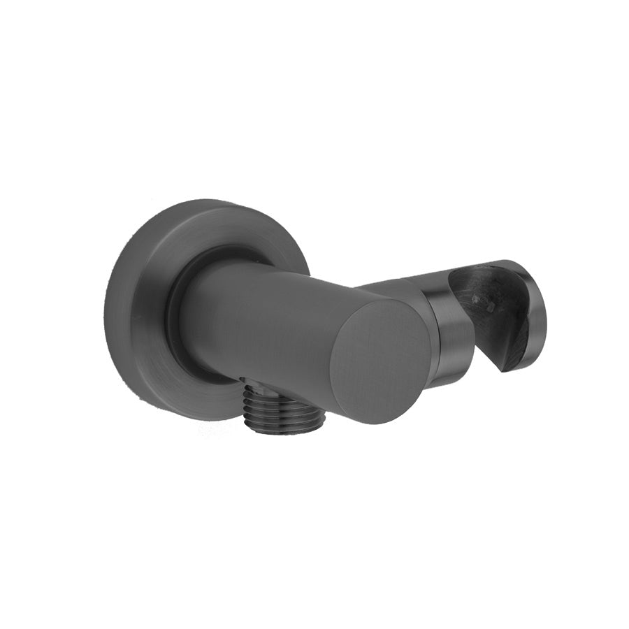 6458-GPH - Contempo Water Supply Elbow with Handshower Holder - Graphite