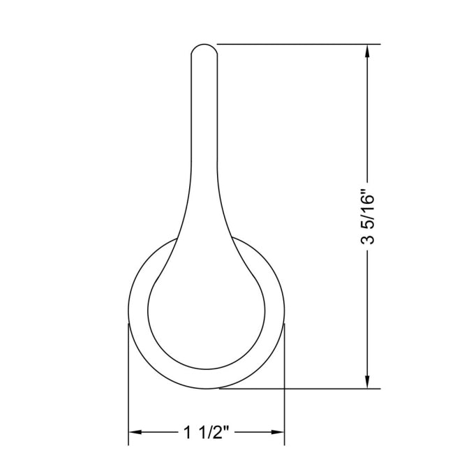 9750-CB - Toilet Tank Trip Lever for TOTO Nexus Toilets - Caramel Bronze