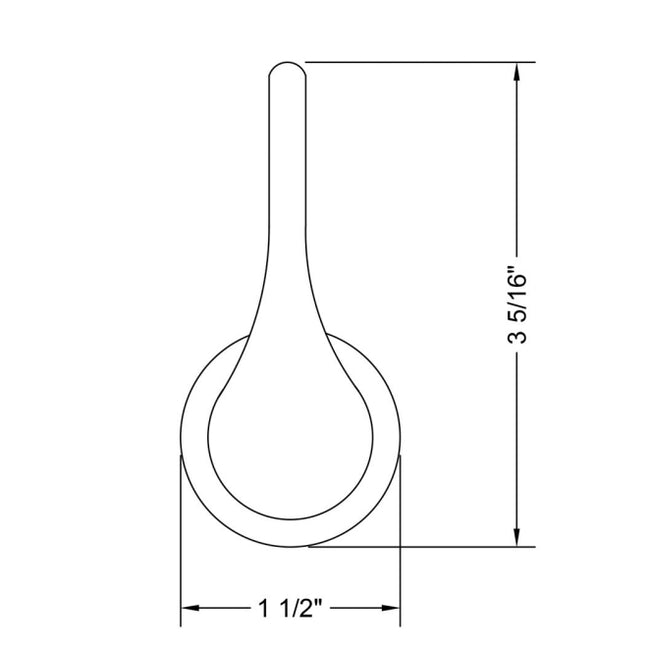 9750-CB - Toilet Tank Trip Lever for TOTO Nexus Toilets - Caramel Bronze