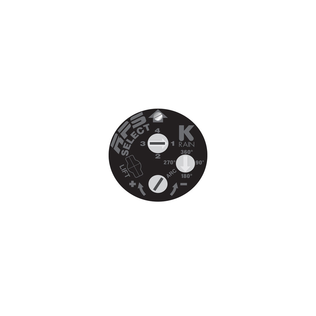 60003 - 4" RPS Select Pop-up Rotor Sprinkler - 40 to 360 Degree Pattern