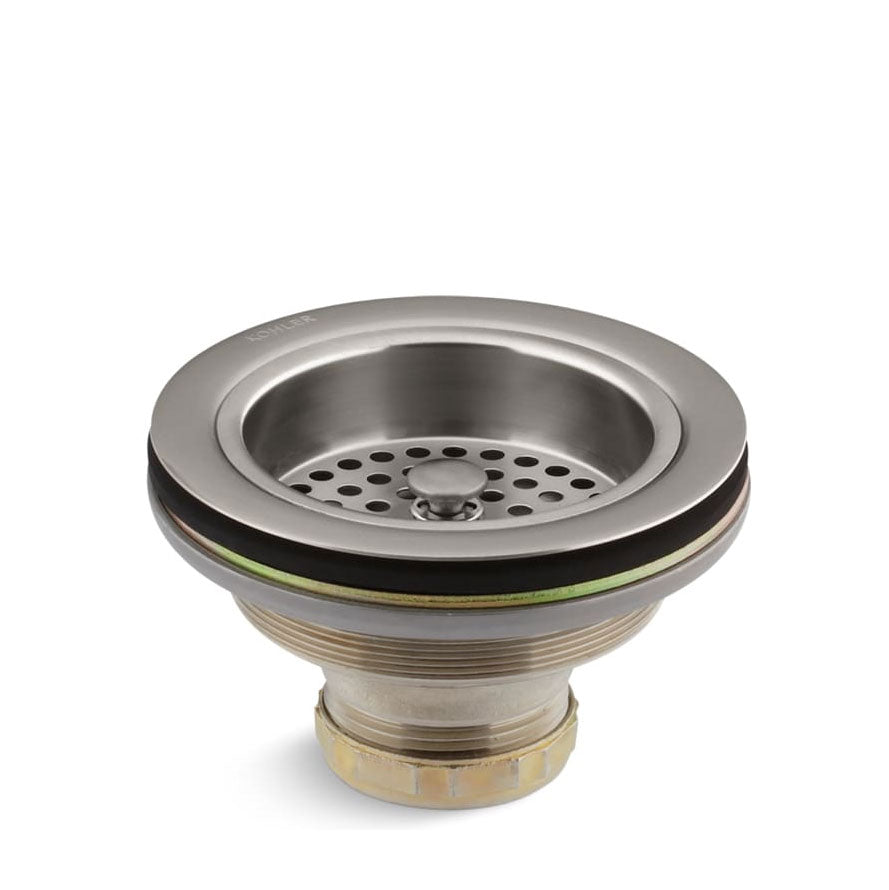 Kohler K8799VS 31/2" Sink Drain, Strainer Basket Stainless Steel