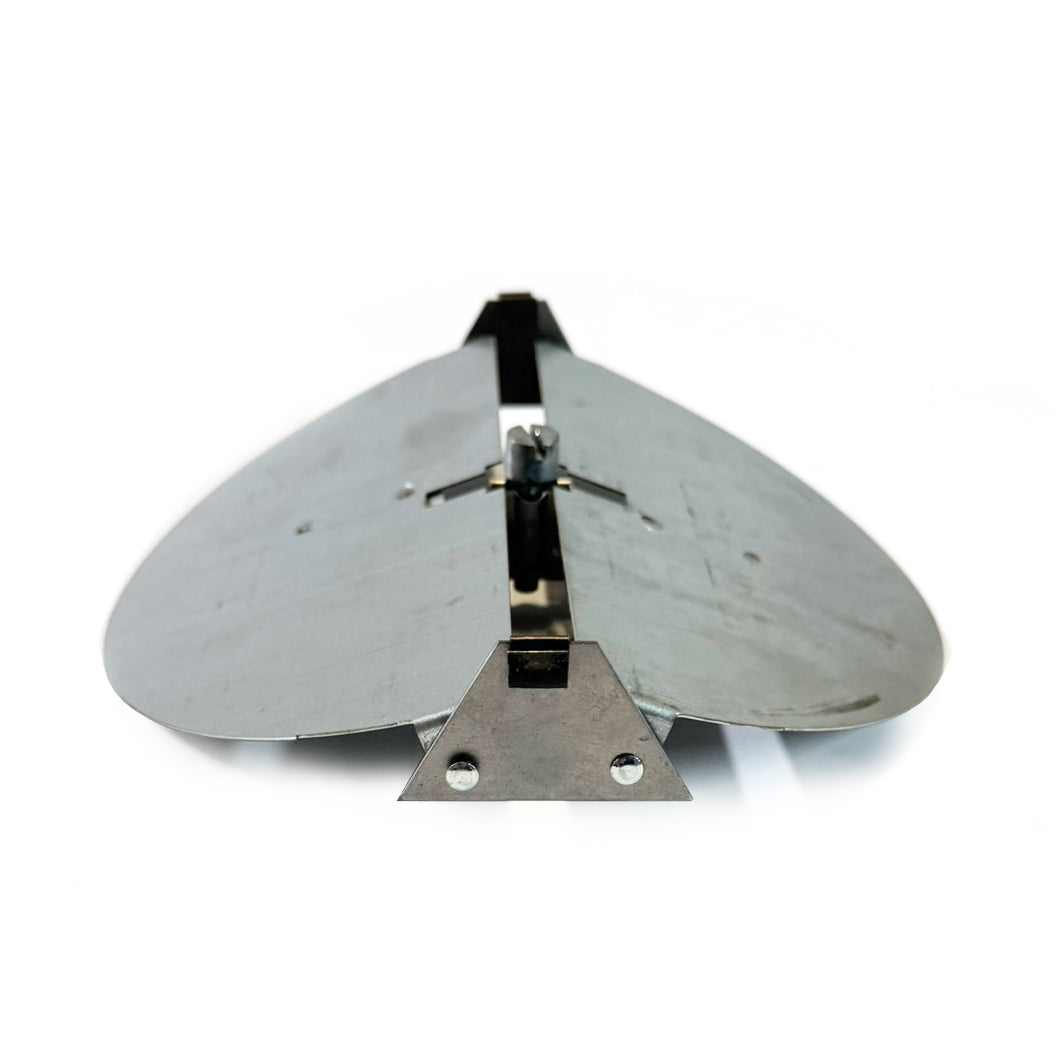 RP1210- Steel Butterfly Bladed Damper - 10" Neck Mounted