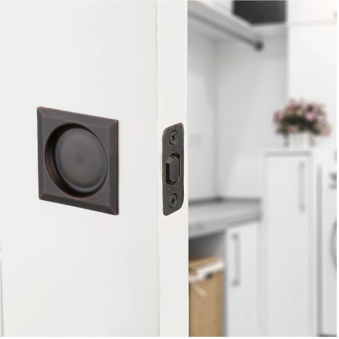 Square Pocket Door Lock