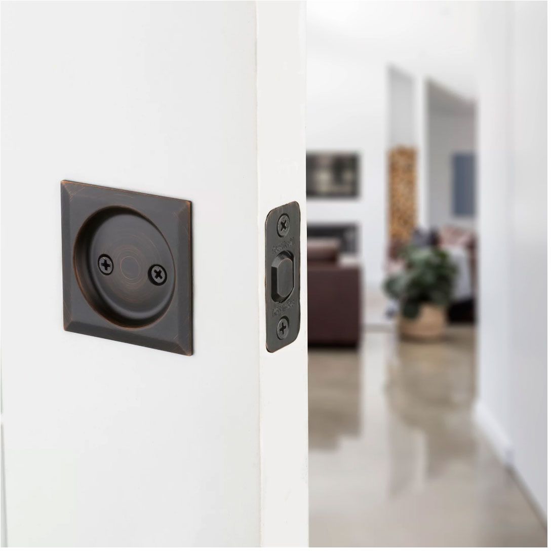 Square Pocket Door Lock