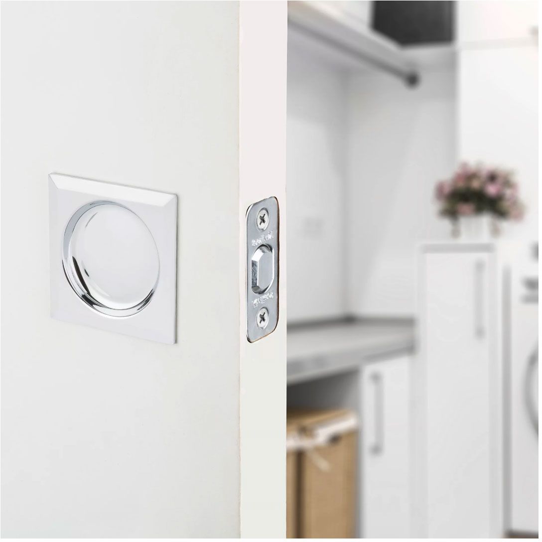 Square Pocket Door Lock