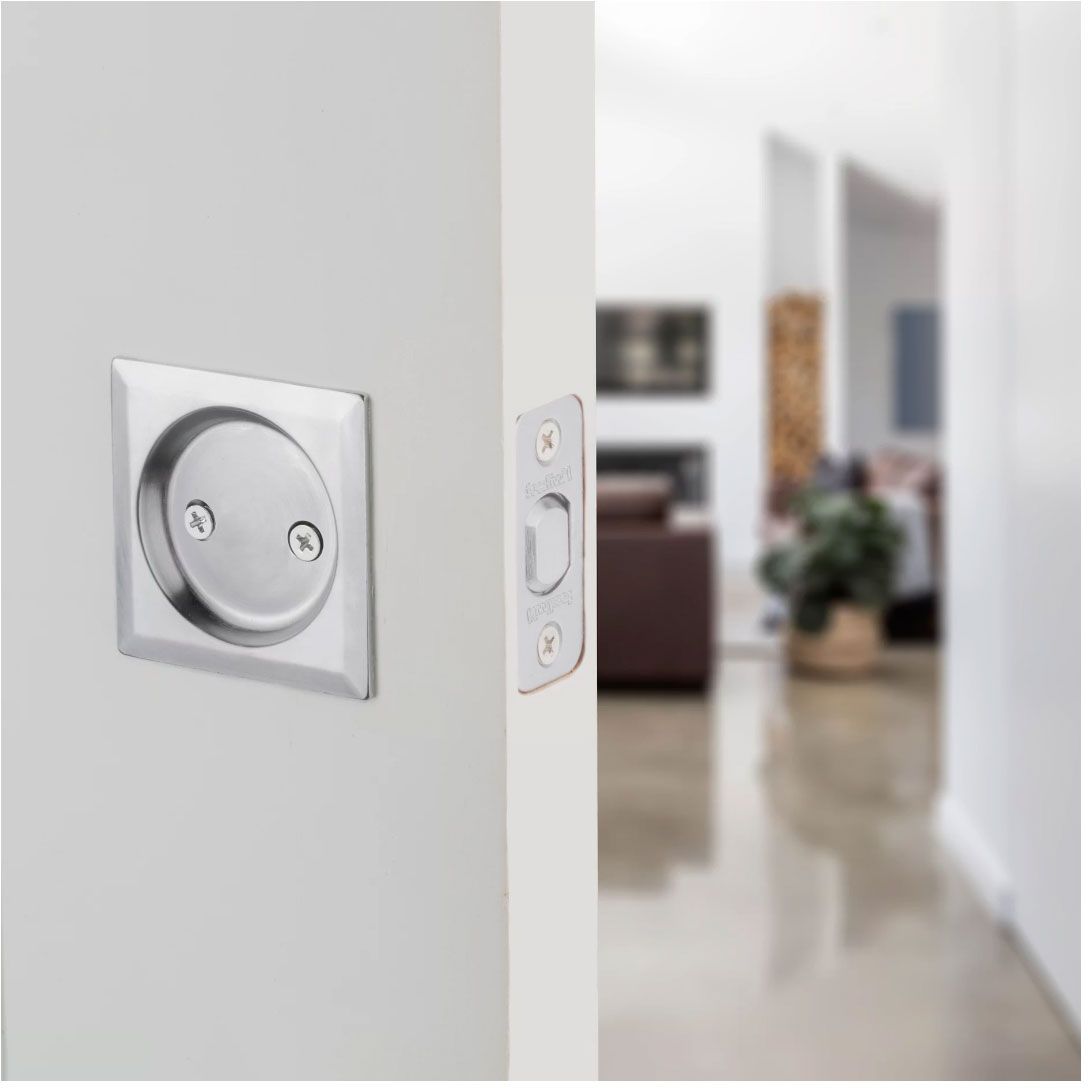 Square Pocket Door Lock