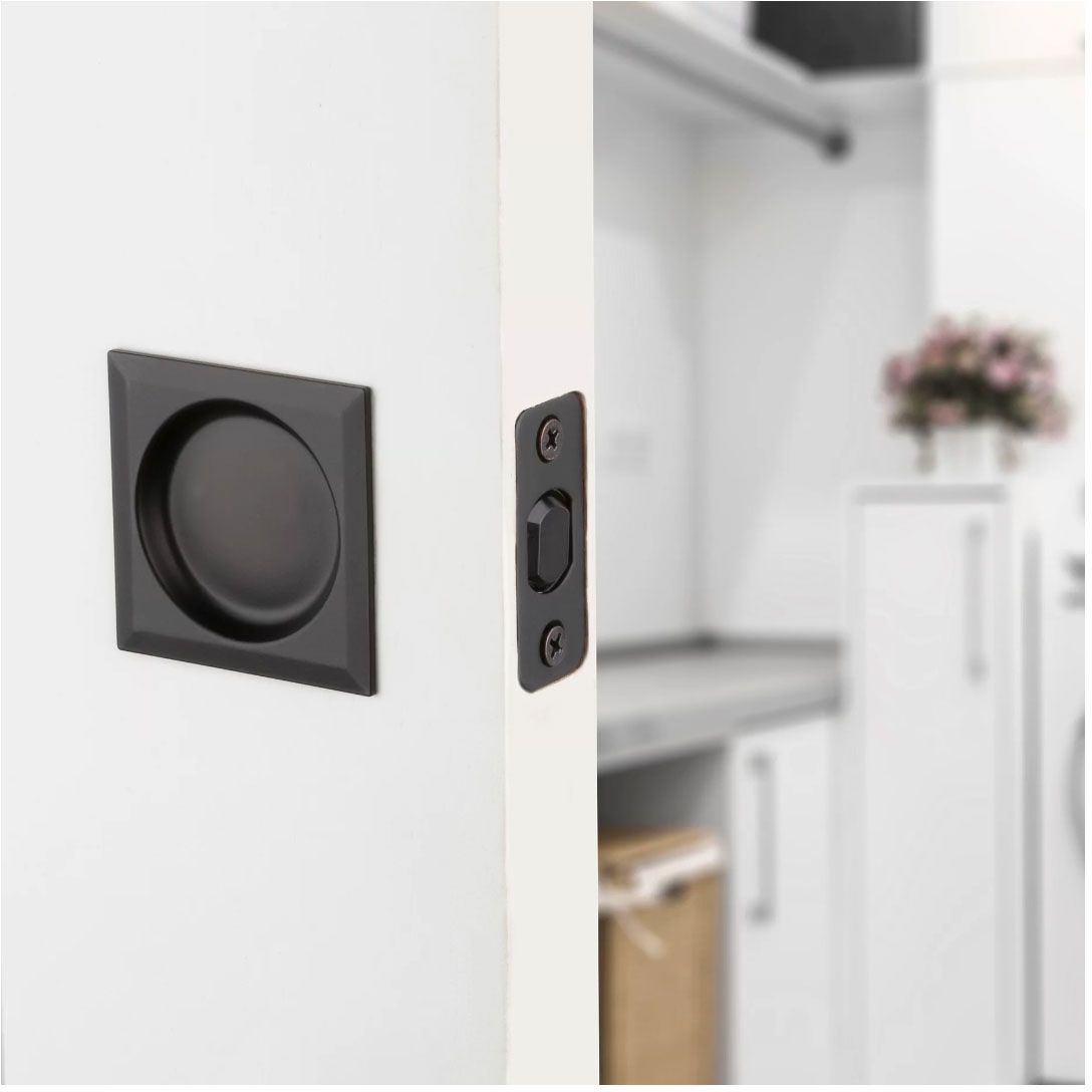 Square Pocket Door Lock