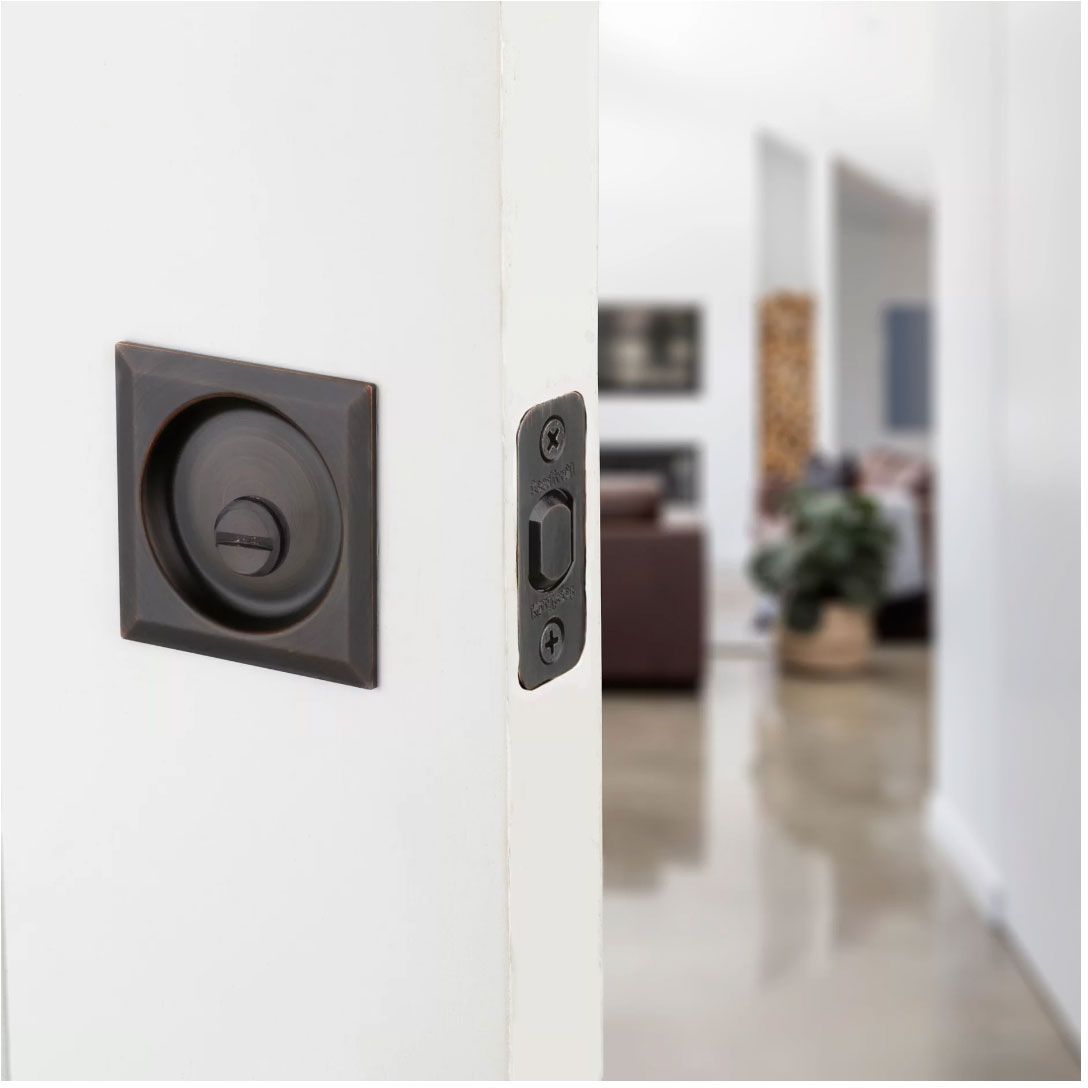 Square Pocket Door Lock