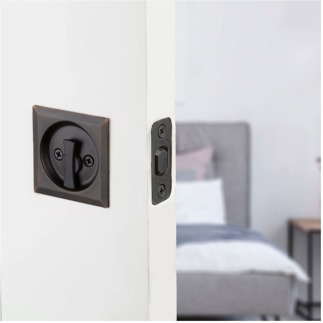 Square Pocket Door Lock