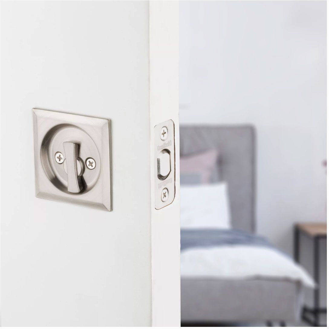 Square Pocket Door Lock