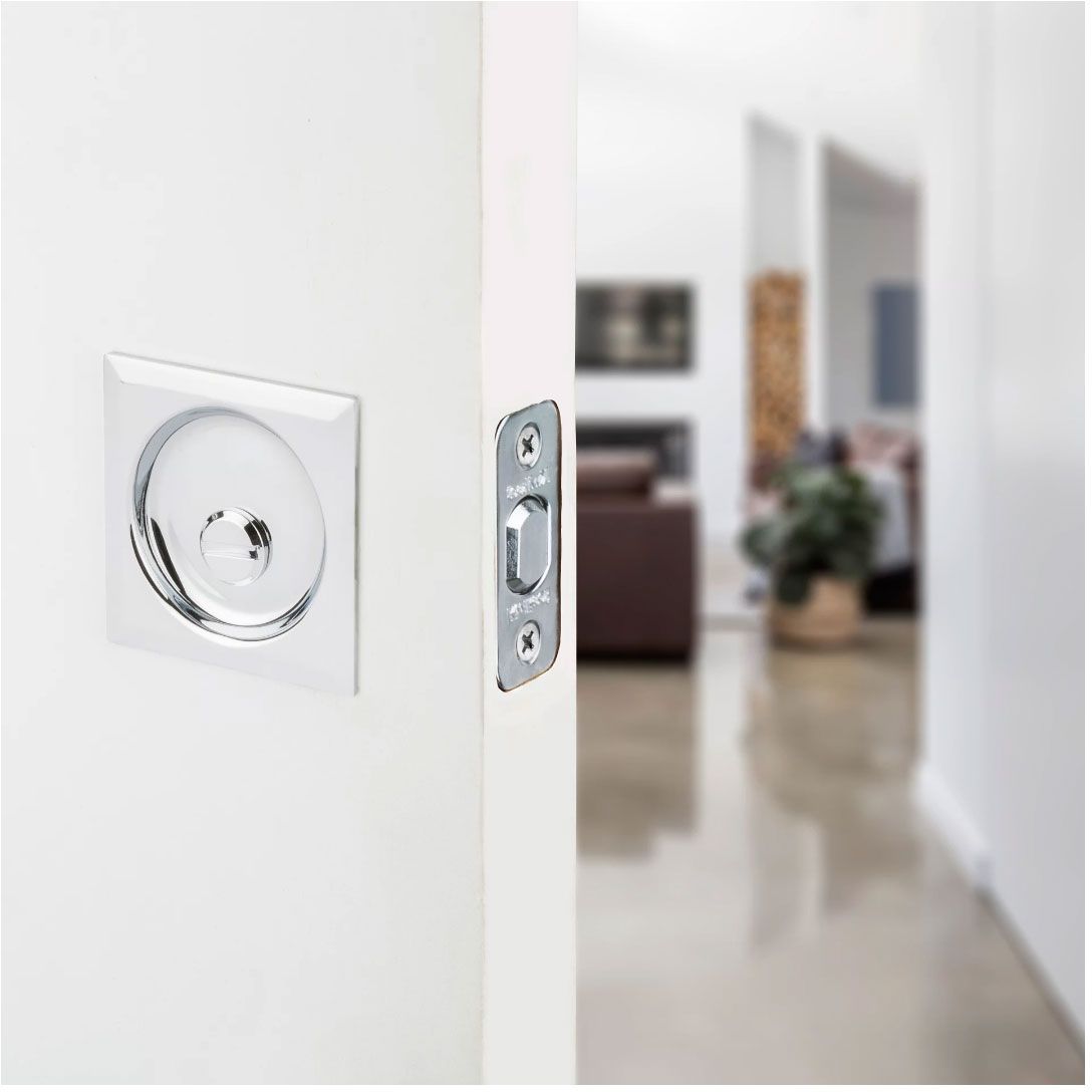 Square Pocket Door Lock