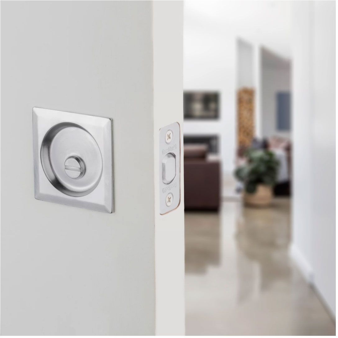 Square Pocket Door Lock