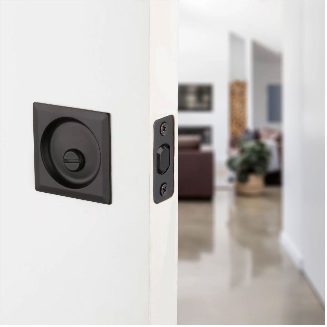 Square Pocket Door Lock