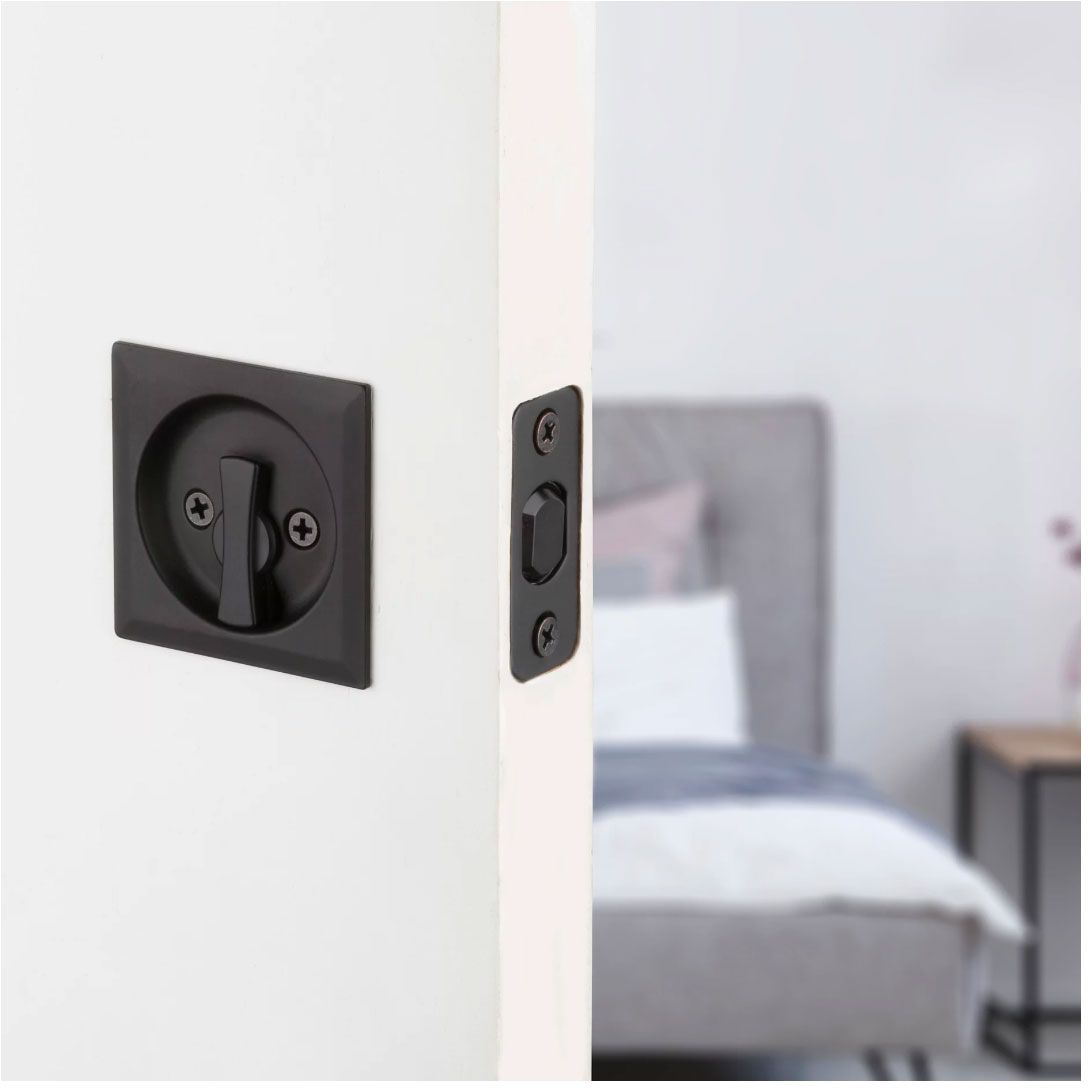 Square Pocket Door Lock