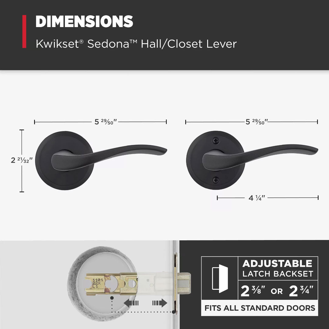 Kwikset Sedona Lever