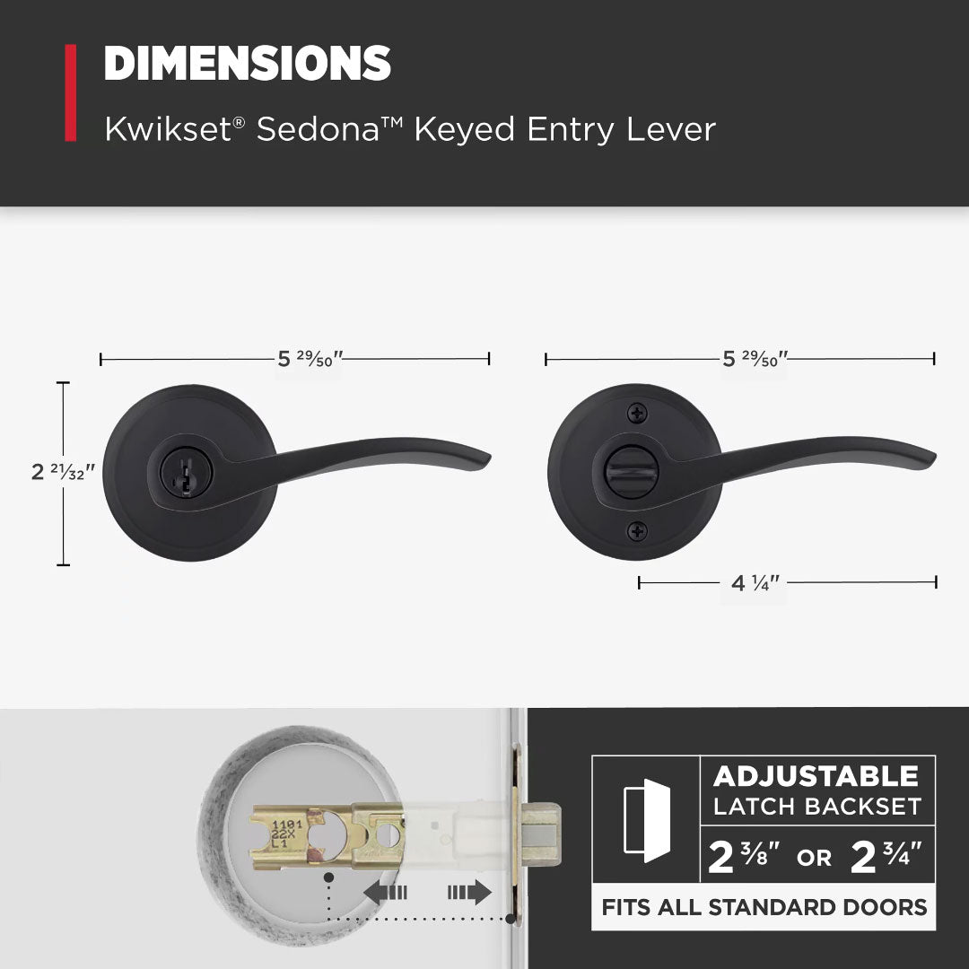Kwikset Sedona Lever