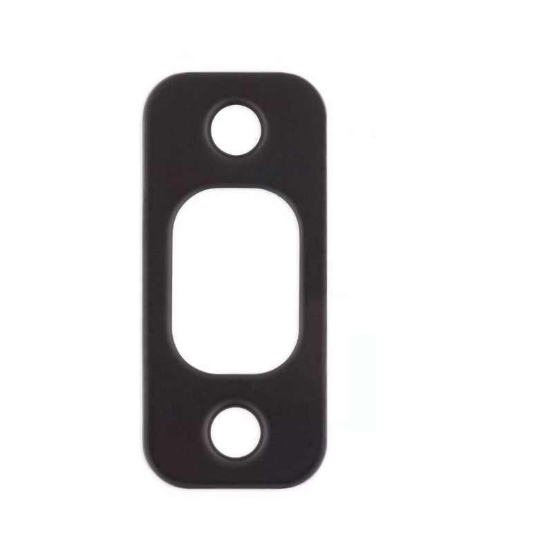 85063-008 - 1" x 2-1/4" Radius Corner Deadbolt Strike for Venetian Bronze and Matte Black Finishes