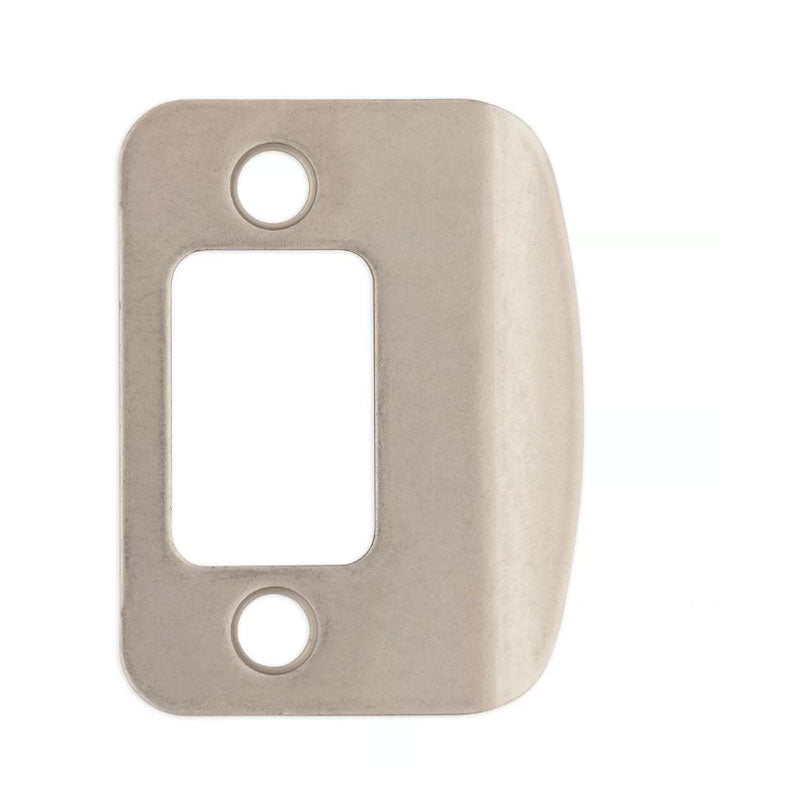 85303-018 - Radius Corner Deadbolt Full Lip Strike in Satin Nickel Finish