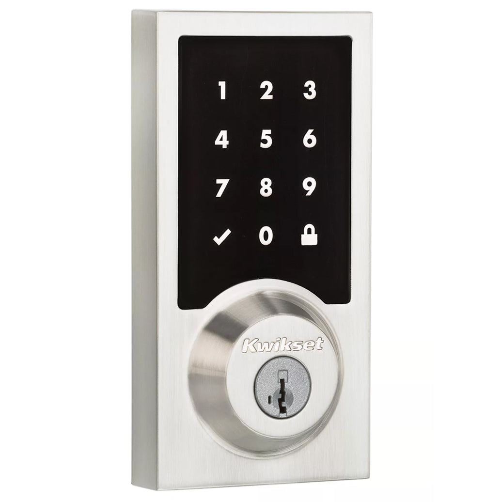 916CNT SmartCode Touchscreen Electronic Deadbolt with SmartKey and Z-Wave Technology