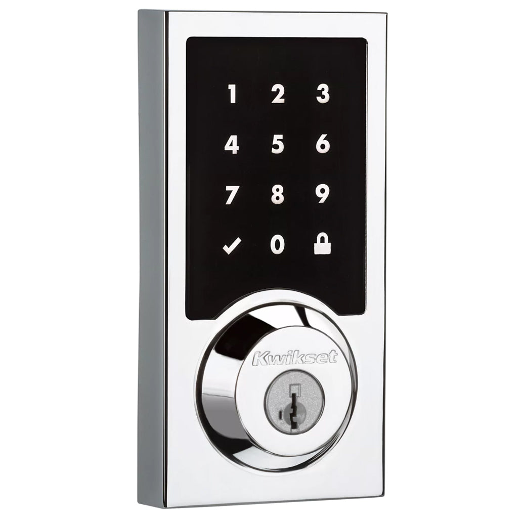 916CNT SmartCode Touchscreen Electronic Deadbolt with SmartKey and Z-Wave Technology