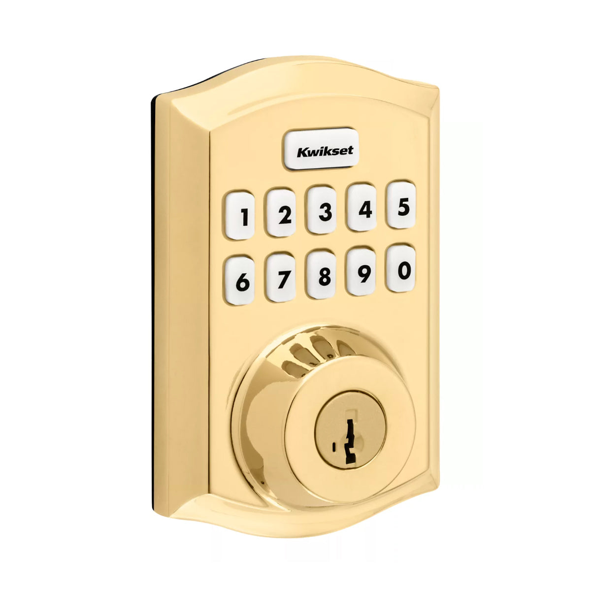 HC620TRLZW700-L03S - Connected Keypad Smart Lock Deadbolt with Z-Wave 700 - Lifetime Brass Finish