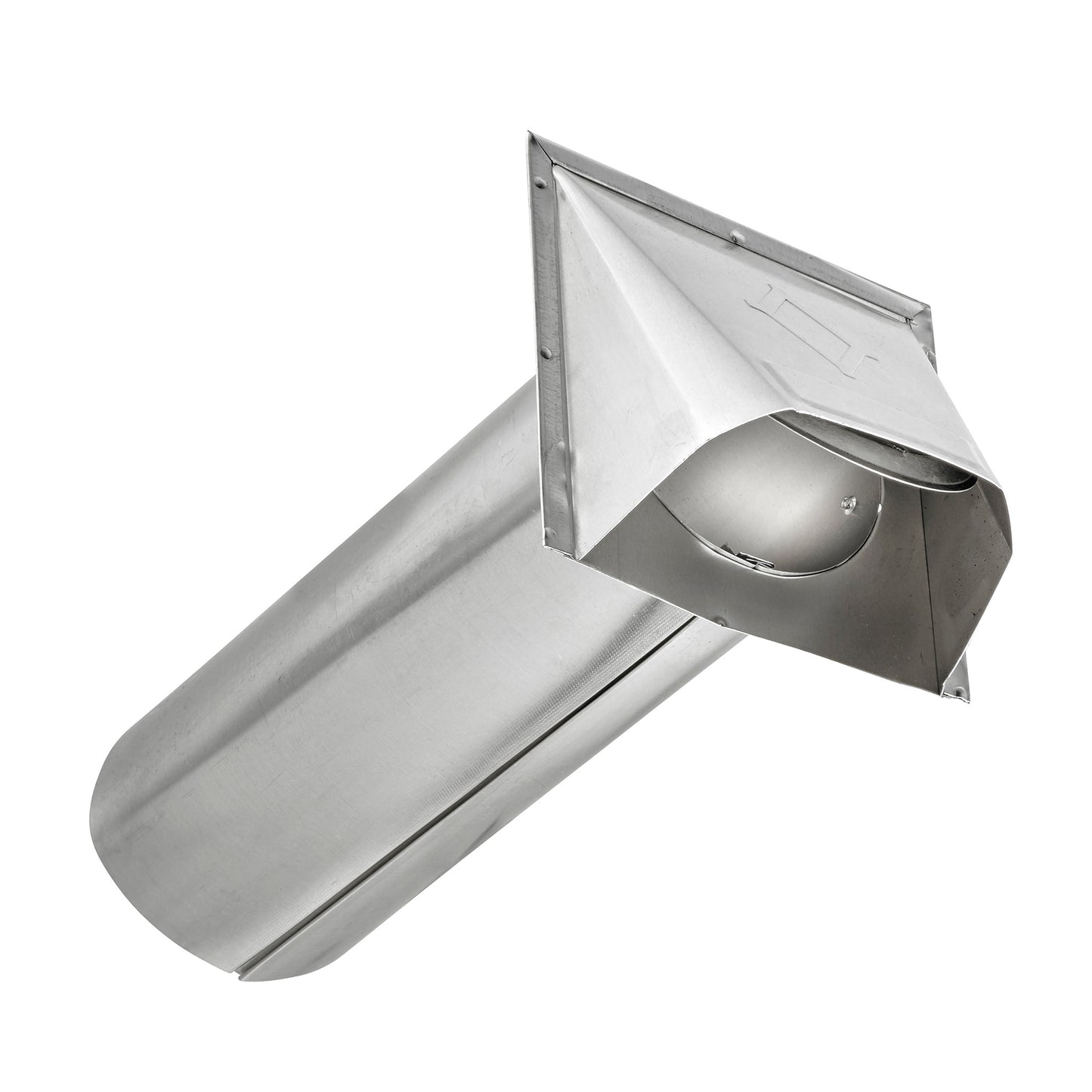 544 - 4" Aluminum Preferred Hood Wall Vent with Tail Pipe