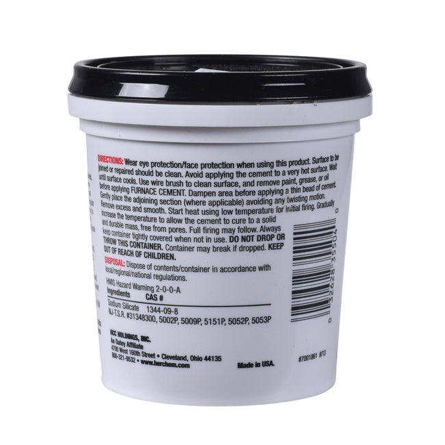 35504 - Hercules Regular Body Furnace Cement - 16 oz