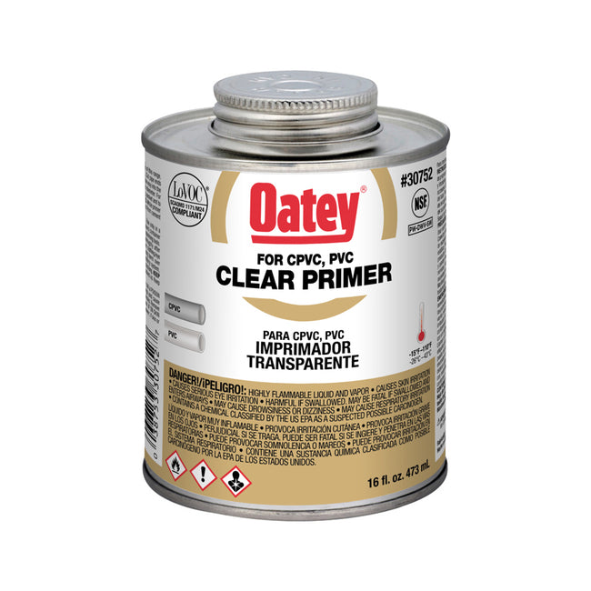 30752 - PVC / CPVC Clear Primer - NSF Listed - 16 oz