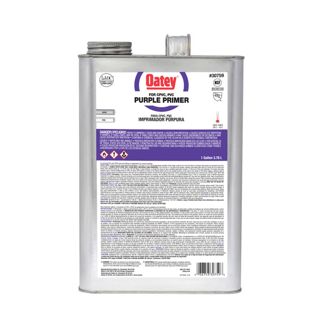 30759 - PVC / CPVC Purple Primer - NSF Listed - 1 Gallon