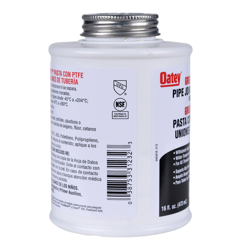 31232 - Great White Pipe Joint Compound with PTFE - 16 oz