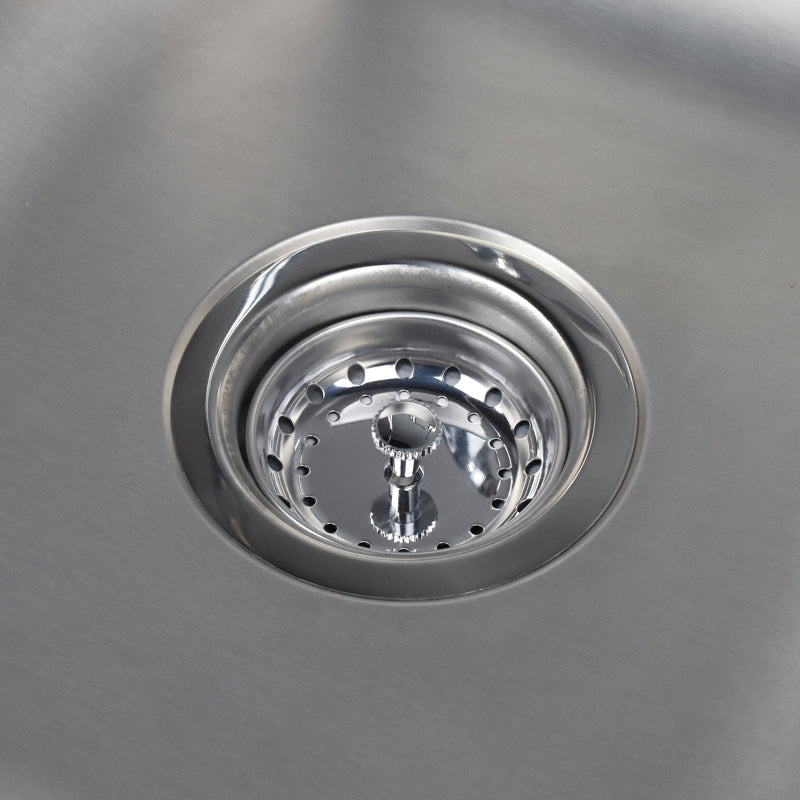 3BN - Dearborn Brass Easy Mount Sink Basket Strainer - Stainless Steel