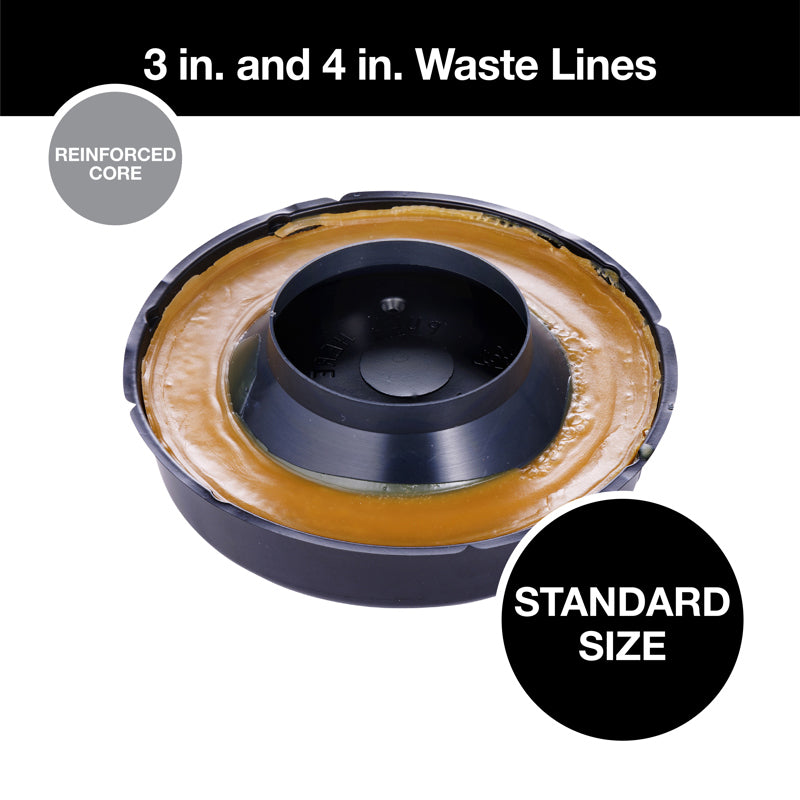 4305-24 - Harvey No-Seep No. 3 Reinforced Wax Gaskets for 3" or 4" Waste Lines