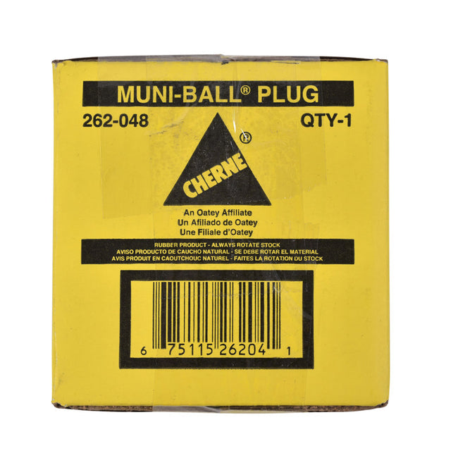 262048 - Cherne Single-Size Plumbing Muni-Ball Bypass Plug - 4"
