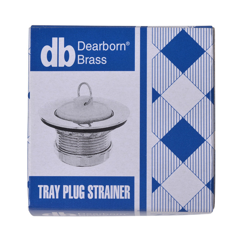 774A - Brass Bar Sink Strainer with Plug - 2"