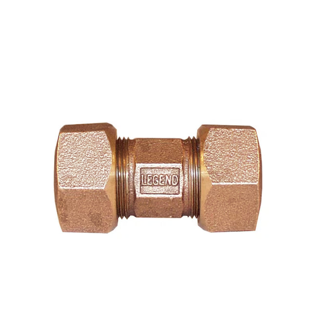 313-154NL - 3/4" T-4355NL No Lead Bronze CTS Compression x FIP Coupling