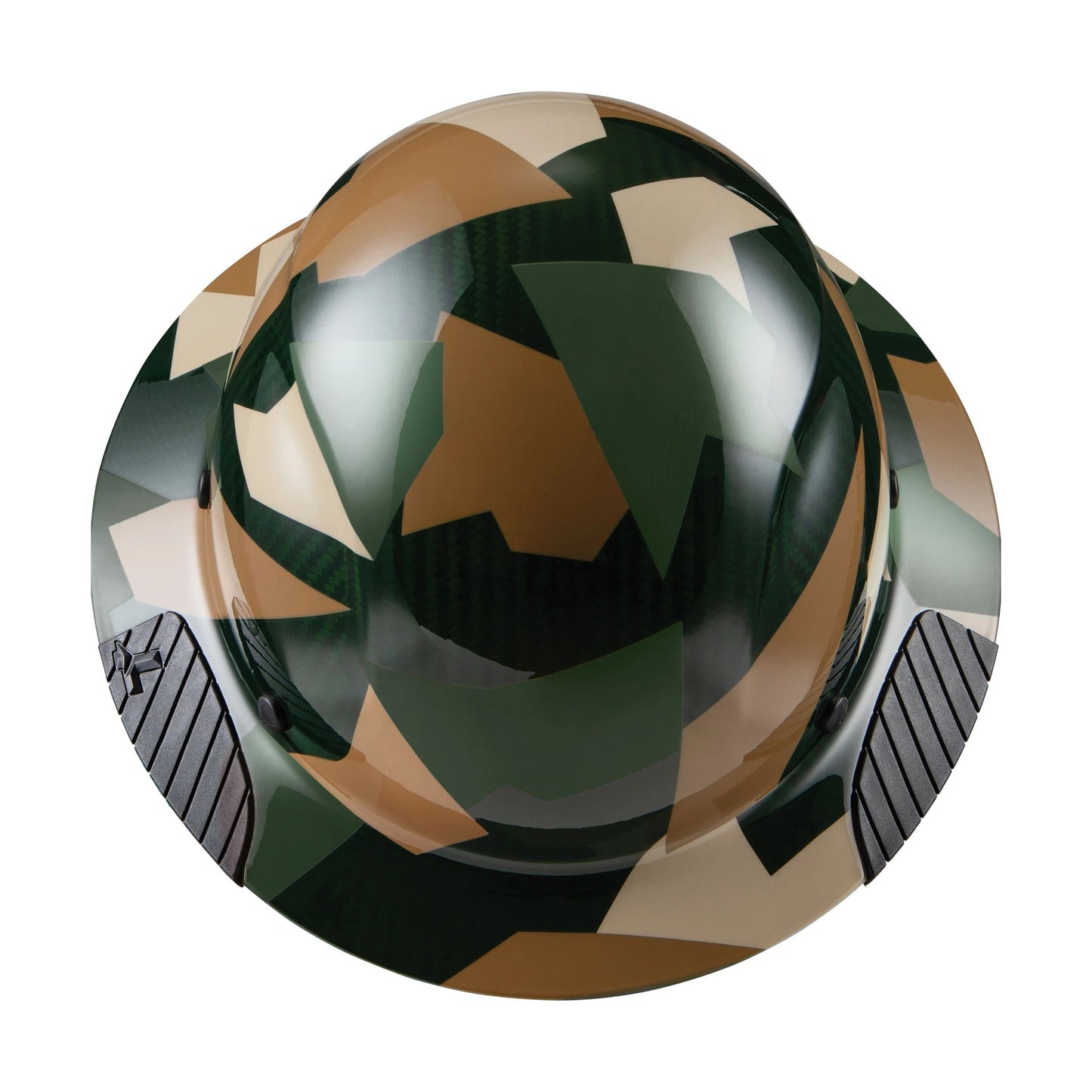 HDC-20CJ - Dax Jungle Carbon Fiber Full Brim Hardhat - Camo